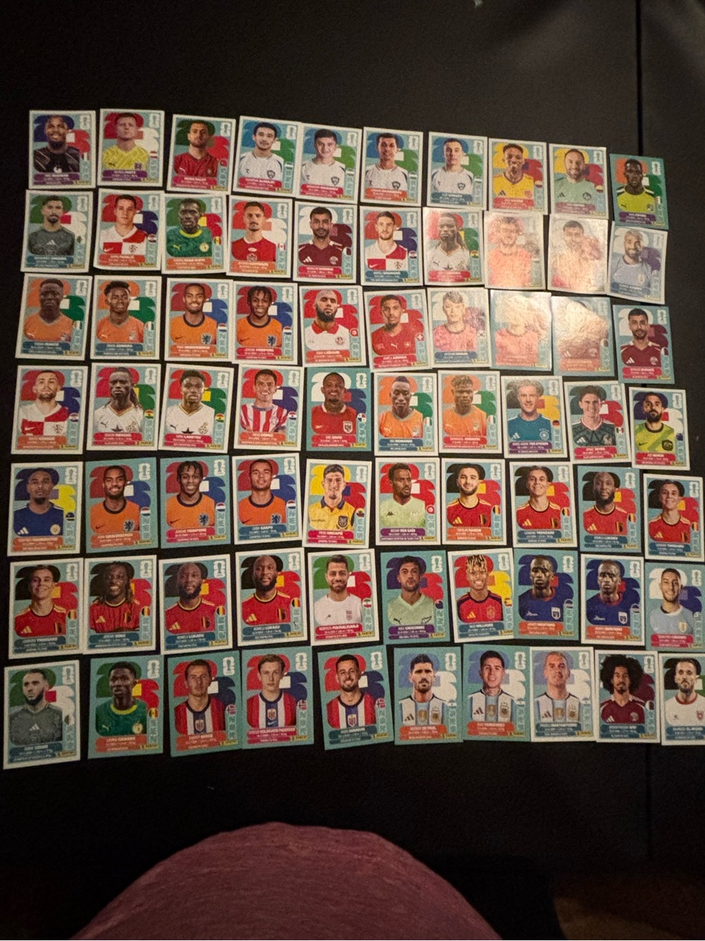 World Soccer Sticker Collection -panini 70 piezas